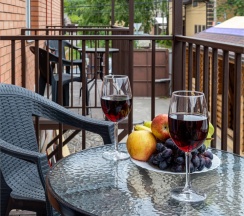 Четырехместный номер с балконом в Гостевой дом