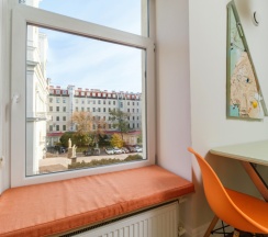 Двухкомнатные апартаменты "Янтарь" с кухней и видом на собор Петра и Павла в Orfei Hotel