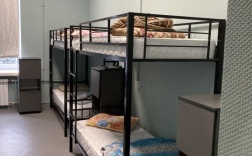 Кровать в общем номере в Staffhostel