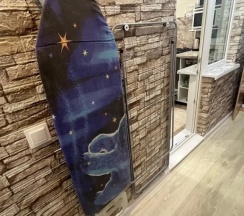 Двухместные апартаменты c 1 комнатой с балконом (двуспальная кровать) в Квартира Уютная однокомнатная с новым ремонтом в историческом цeнтpe города Пcкoва