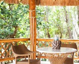 Двухместный номер Palapa с видом на сад двуспальная кровать в Shangri-la Caribe Beach Village Resort
