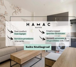 Апартаменты в Studio Equipé Boulevard Stalingrad -2 personnes