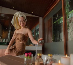 Вилла с 3 комнатами с видом на бассейн в Dhevan Dara Resort & Spa