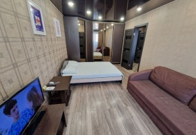 Апартаменты Апартаменты на проспект Н.С. Ермакова, 6 (1к квартира с современным ремонтом) в Новокузнецке