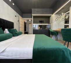 Апартаменты "комфорт" студия ЖК "LIKE" (Метро Площадь Мужества, 10 минут пешком) в Rauktis apartments