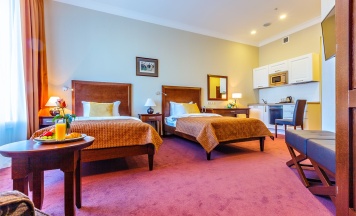 Стандарт с кухней (2 кровати) в Райкин Plaza Hotel
