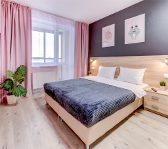 106, Евро-двухкомнатные апартаменты ЖК "LIKE" (Метро Площадь Мужества, 10 минут пешком) в Rauktis apartments