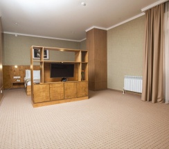 Двухместный люкс с балконом двуспальная кровать в Altyn Eco Park