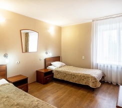 Номер стандарт с 2 односпальными кроватями в Рубин