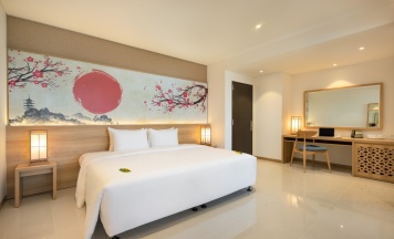 Четырёхместный номер Premium Family с видом на океан в Курортный отель Da Nang Mikazuki Japanese Resorts and Spa
