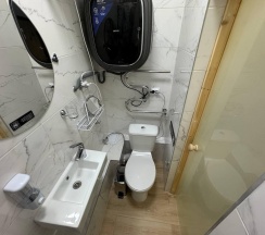 2-местный 1-комнатный номер студия стандарт с 1 двуспальной кроватью в Апарт-отель