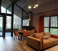 Дом с камином, сауной и купелью (до 8 гостей) ВЕЛЕС в Berloga Country Resort