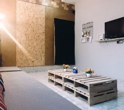 Кровать в общем номере в Oppa House Hostel - Adults Only