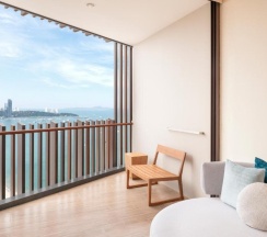 Двухместный номер Hilton Executive с видом на океан двуспальная кровать в Hilton Pattaya