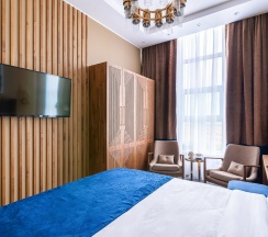 Улучшенный номер с двуспальной кроватью и видом на море в Lido central