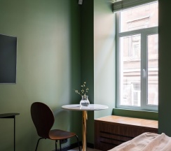 Апартаменты комфорт №3 с 1 двуспальной кроватью в Dostoevsky Apartments (Апартаменты Достоевского)