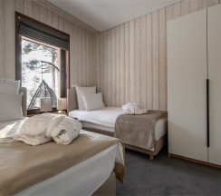 НОВЫЙ Апартамент «Семейный» с видом на лес в ОхтаПарк