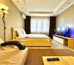 Двухместные апартаменты c 1 комнатой (двуспальная кровать) в Fresh Room на улице Маршала Устинова 3