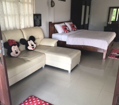 Бунгало Deluxe с балконом и с видом на сад в Plaifah Resort Ubon