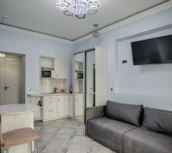 Двухместные апартаменты 11 с видом на парк двуспальная кровать в Exclusive Hotel&Apartments