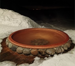 Баня с чаном - вечер в Огни Имандры