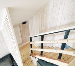 Коттедж с красивым видом из окна в Seven Lodge