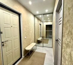 Двухместные апартаменты c 1 комнатой (двуспальная кровать) в Fresh Room на улице Маршала Устинова 3
