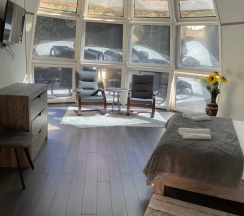 Двухместный люкс двуспальная кровать в Ушба