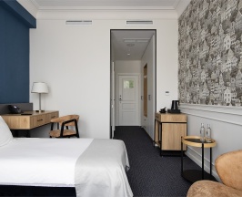 Стандартный номер с видом на парк и двумя отдельными кроватями в Королева Луиза