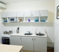 Кровать в общем номере в Parkhostel