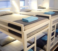 Кровать в общем номере в Baan Chanasongkram - Hostel