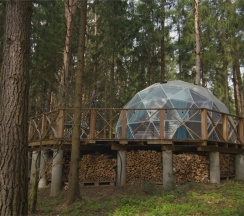 Купольный дом-сфера «Asteria» с Фурако гидромассажем в IstraCot&Spa