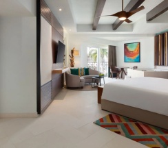 Двухместный люкс c 1 комнатой (двуспальная кровать) в Отель Hyatt Vivid Playa Del Carmen