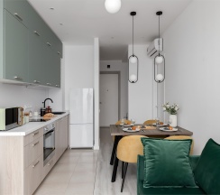 "Terrace 45" - 3х комнатные дизайнерские апартаменты на 45 этаже ЖК бизнес-класса D1 в Smart Lofts Moscow