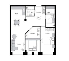 Апартаменты улучшенные проспект Ленина8 в Кольский