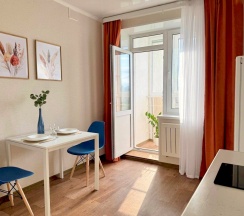 Апартаменты с панорамным видом на 13 этаже в Призма