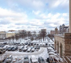 Стандарт с двумя спальнями и камином в Апартаменты IZBA