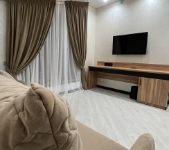 Двухкомнатный семейный ЛЮКС с кухней в Tash maral