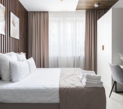 Апартаменты Wood в Hotel design style