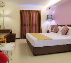 Одноместный номер Deluxe двуспальная кровать в Отель Grand Alpine