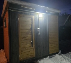 Aframe Дом 1 в Chilla_villa_black