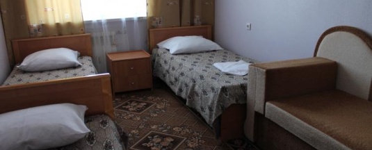 Номер стандарт с 3 односпальными кроватями в Альянс