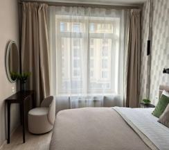 Апартаменты с балконом и с красивым видом из окна в Апартаменты Central street от сети Good Vibes Apartments