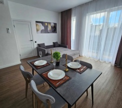 Двухместные апартаменты рядом с пляжем 2 отдельные кровати в Белая дача