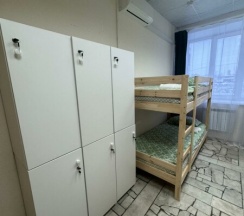 Шестиместный номер с двухъярусными кроватями 206 в Уютный дом