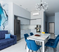 Апартаменты Premium с 2 комнатами с видом на море в Комплекс апартаментов "Apartments Premium" (второй корпус)