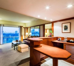 Одноместный полулюкс 2 отдельные кровати в Bangkok Palace Hotel