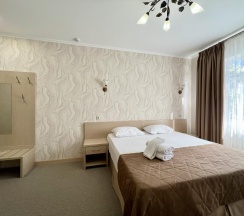 Номер комфорт с 1 двуспальной кроватью в Олимпия