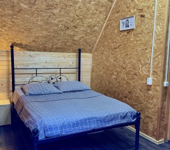 Двухместный номер Мансарда двуспальная кровать в Vida