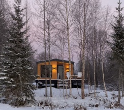 Дом на первой линии с видом на озеро в Хюгге Кэмп Карелия